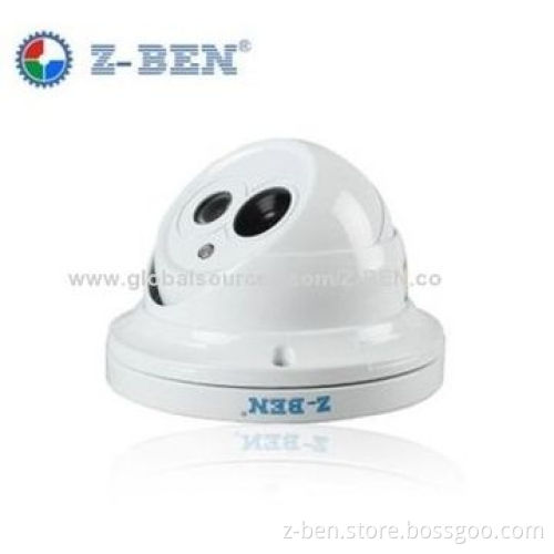 Fixed Dome Camera with 1-piece Dot-matrix High Power IR LED, 700TVL Horizontal Resolution